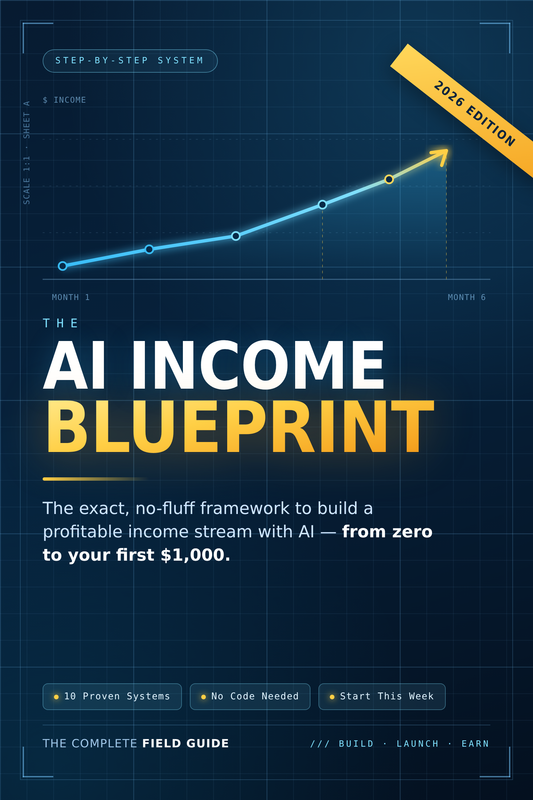 The AI Income Blueprint: How to Replace Your 9-to-5 and Build Multiple Streams of Income with Artificial Intelligence